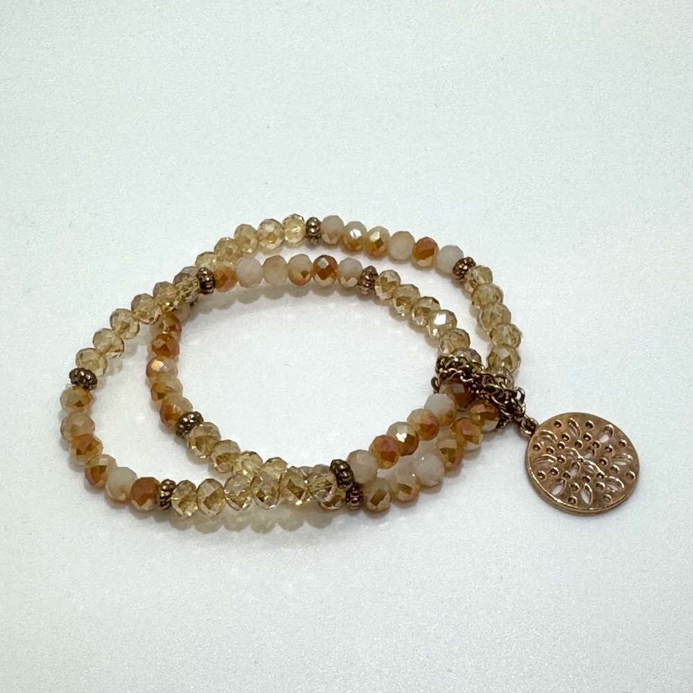 The Limited - Stackable Beaded Bracelet - Vintage - image 3